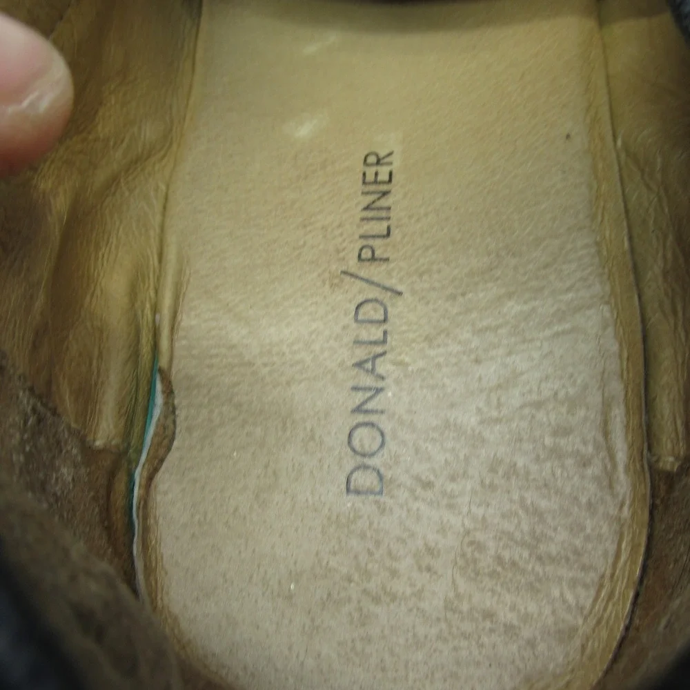 Donald Pliner Shoes Mens‎ Blue 10.5 M Landry Leather Penny Loafers Dress Formal